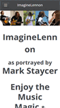 Mobile Screenshot of imaginelennon.com