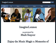 Tablet Screenshot of imaginelennon.com